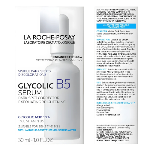 La Roche-Posay Glycolic B5 Serum 30ml – Dark Spot Corrector - BlackRose