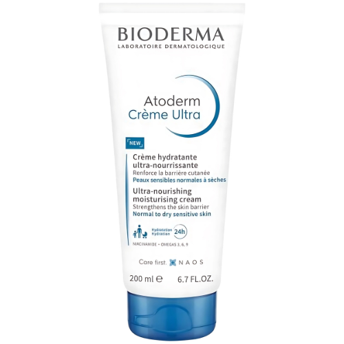 Bioderma Atoderm Ultra-Nourishing Cream 200ml | Dry Skin Care - BlackRose