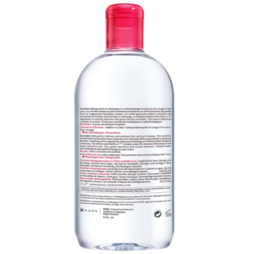 Bioderma Sensibio H2O Micellar Water Makeup Remover 500ml - BlackRose