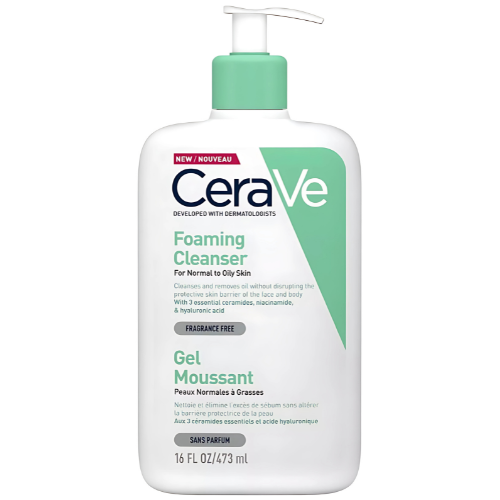 CeraVe Foaming Cleanser for Normal to Oily Skin 473ml - BlackRose