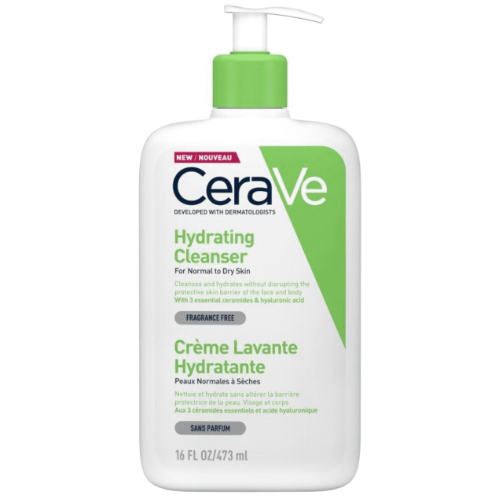 CeraVe Hydrating Cleanser – 473 ml | For Normal to Dry Skin - BlackRose
