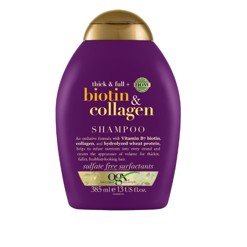 OGX Thick & Full Biotin & Collagen Shampoo – 385ml | Sulfate-Free Volumizing Hair Care - BlackRose