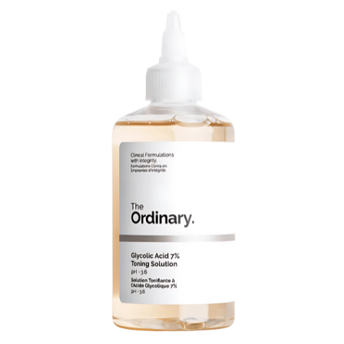 The Ordinary 7% Glycolic Acid Toning Solution – 240ml AHA Exfoliant - BlackRose